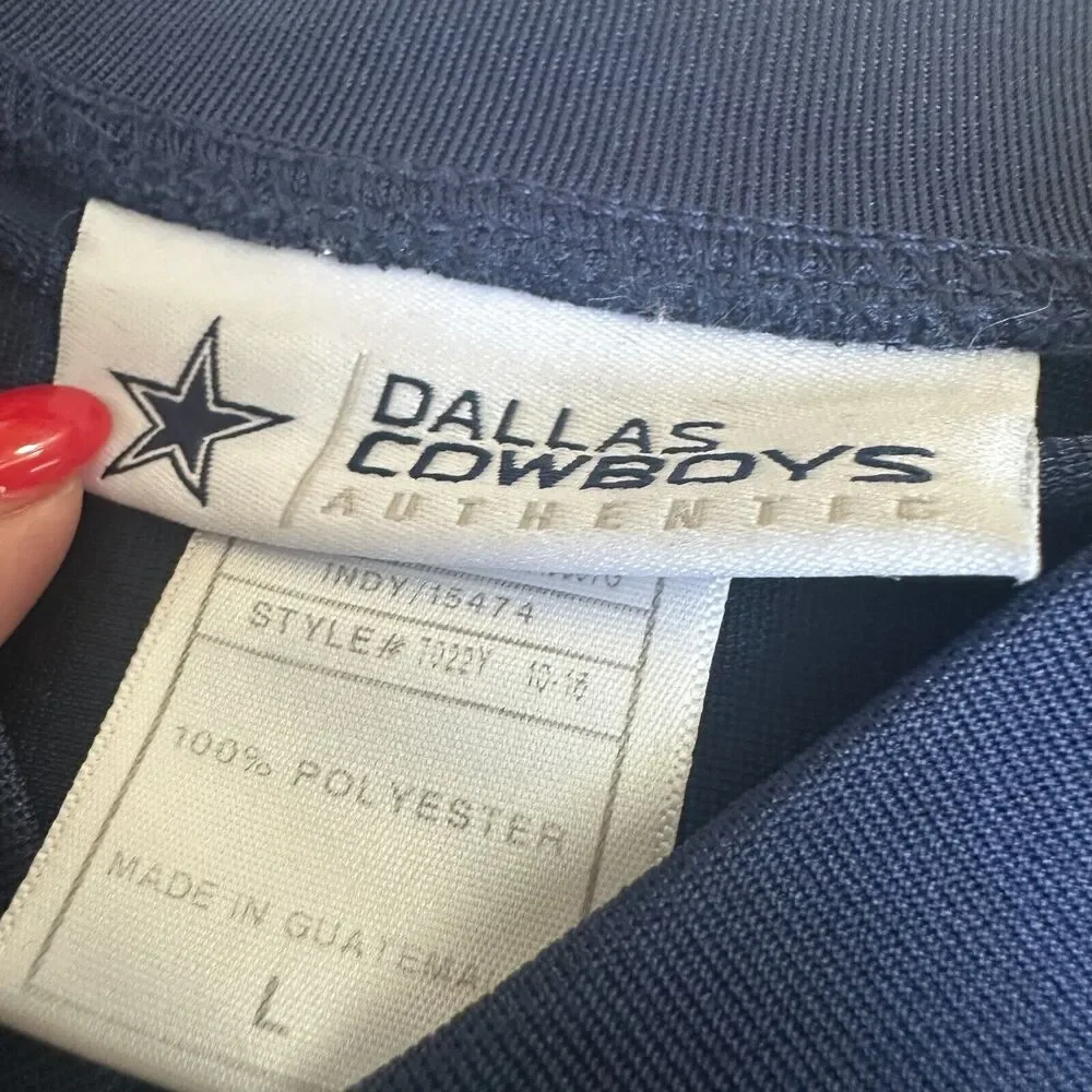 Dallas Cowboys Authentic Ezekiel Elliott #21‎ Size Youth Large Game Jersey Blue